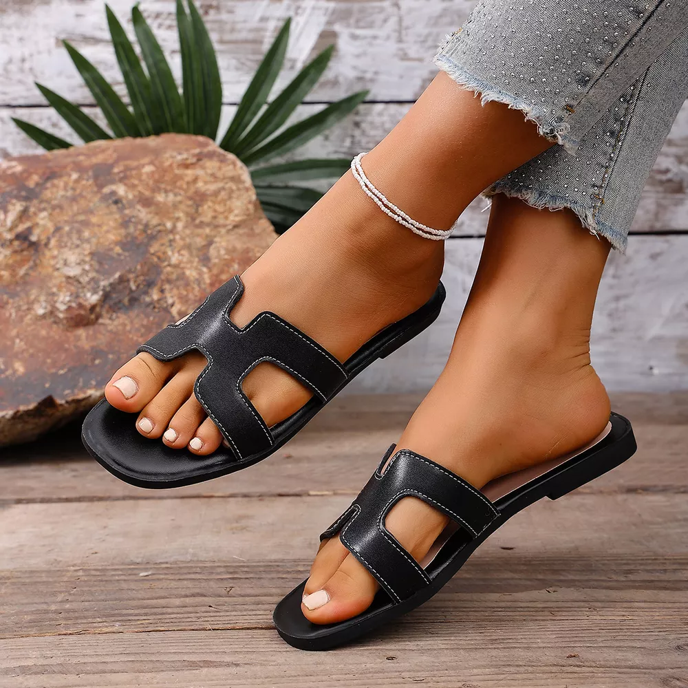 Open Toe Flats Sandals, image 4
