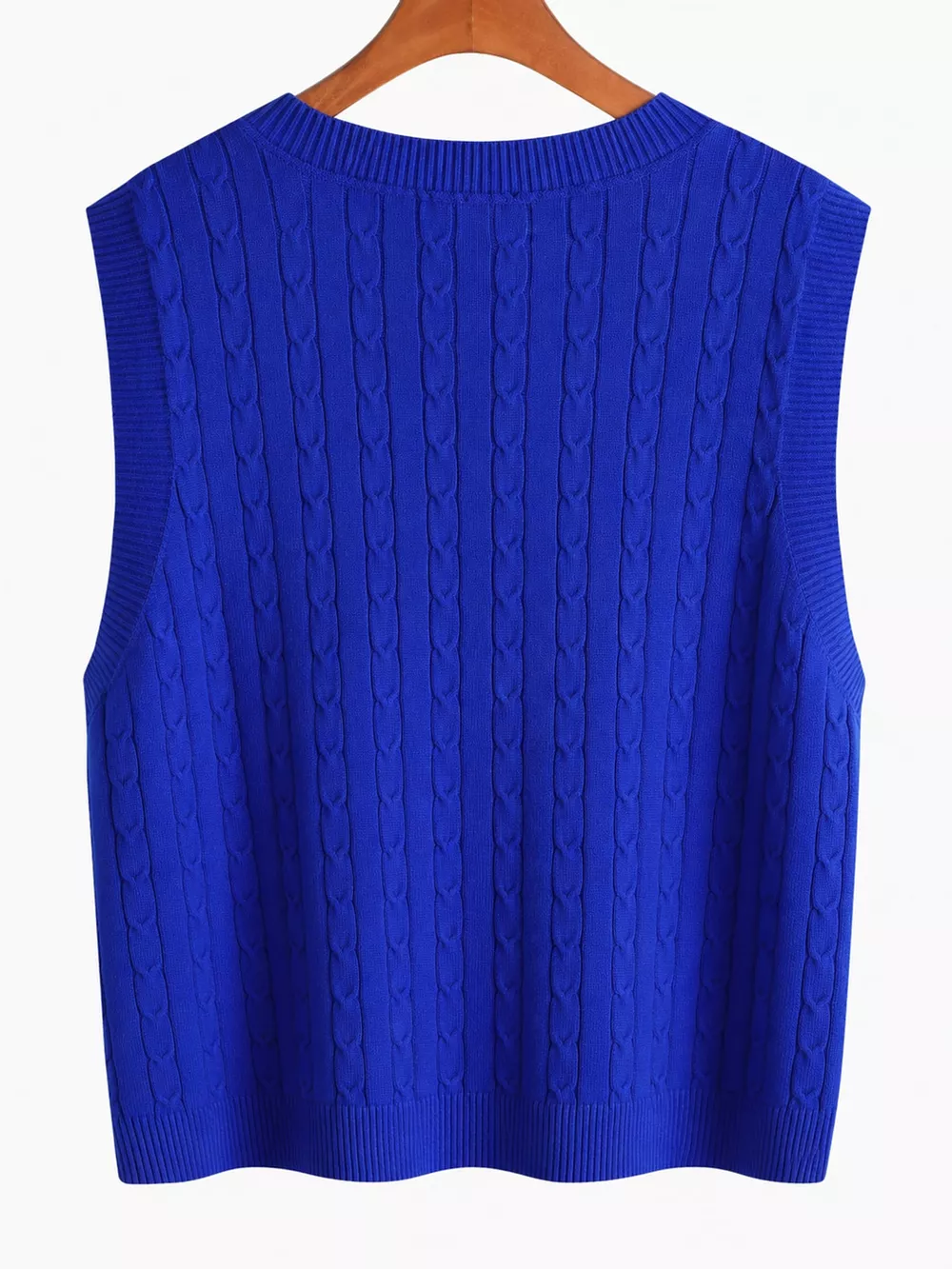 Plus Size Cable Knit Sweater Vest, image 17