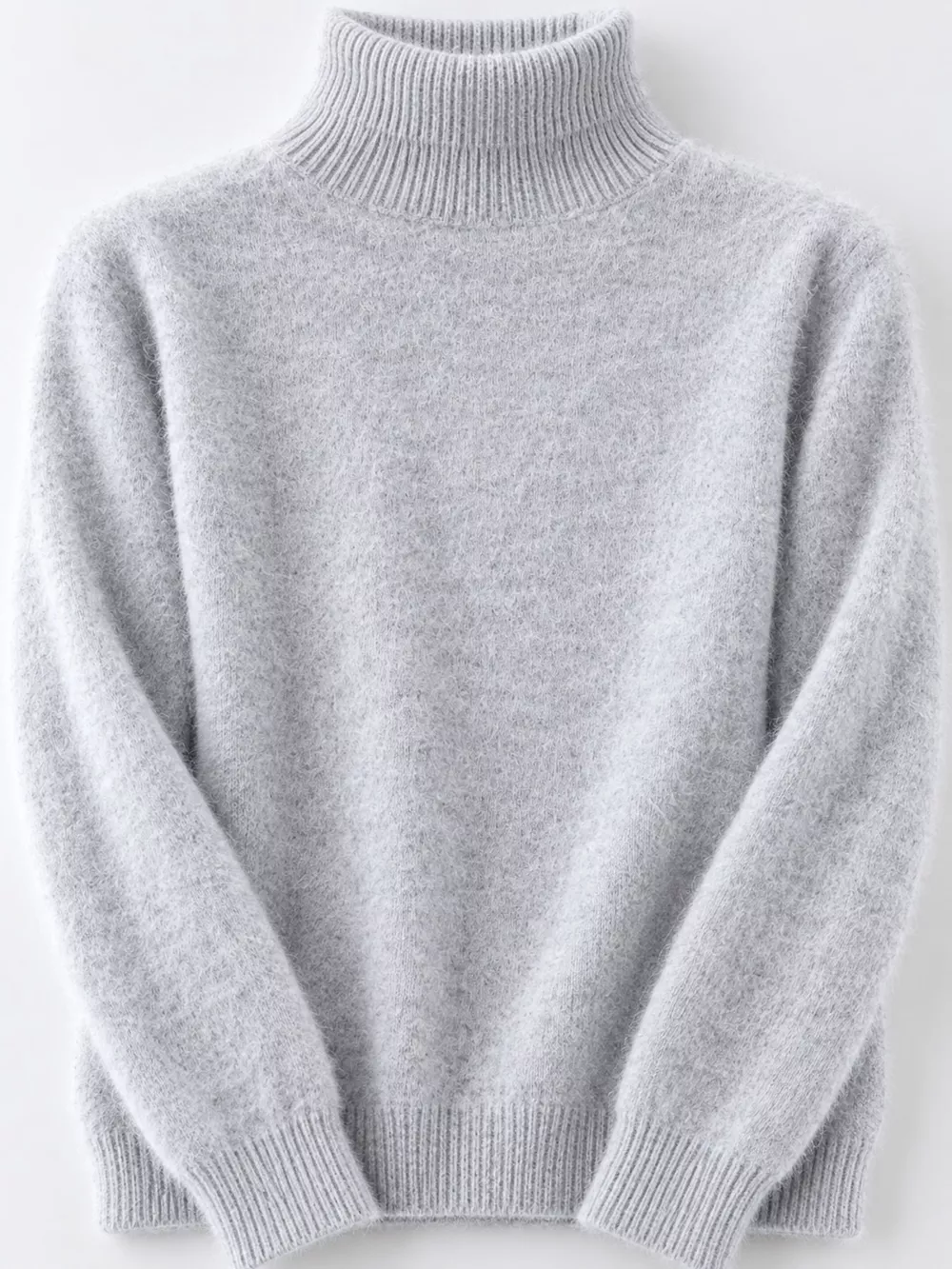 Full Size Turtleneck Long Sleeve Sweater Plus Size, image 15