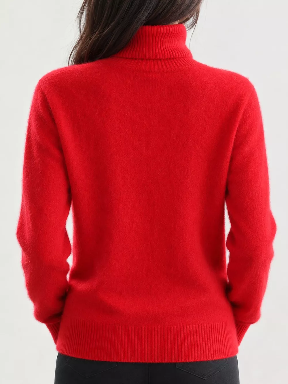 Full Size Turtleneck Long Sleeve Sweater Plus Size, image 86