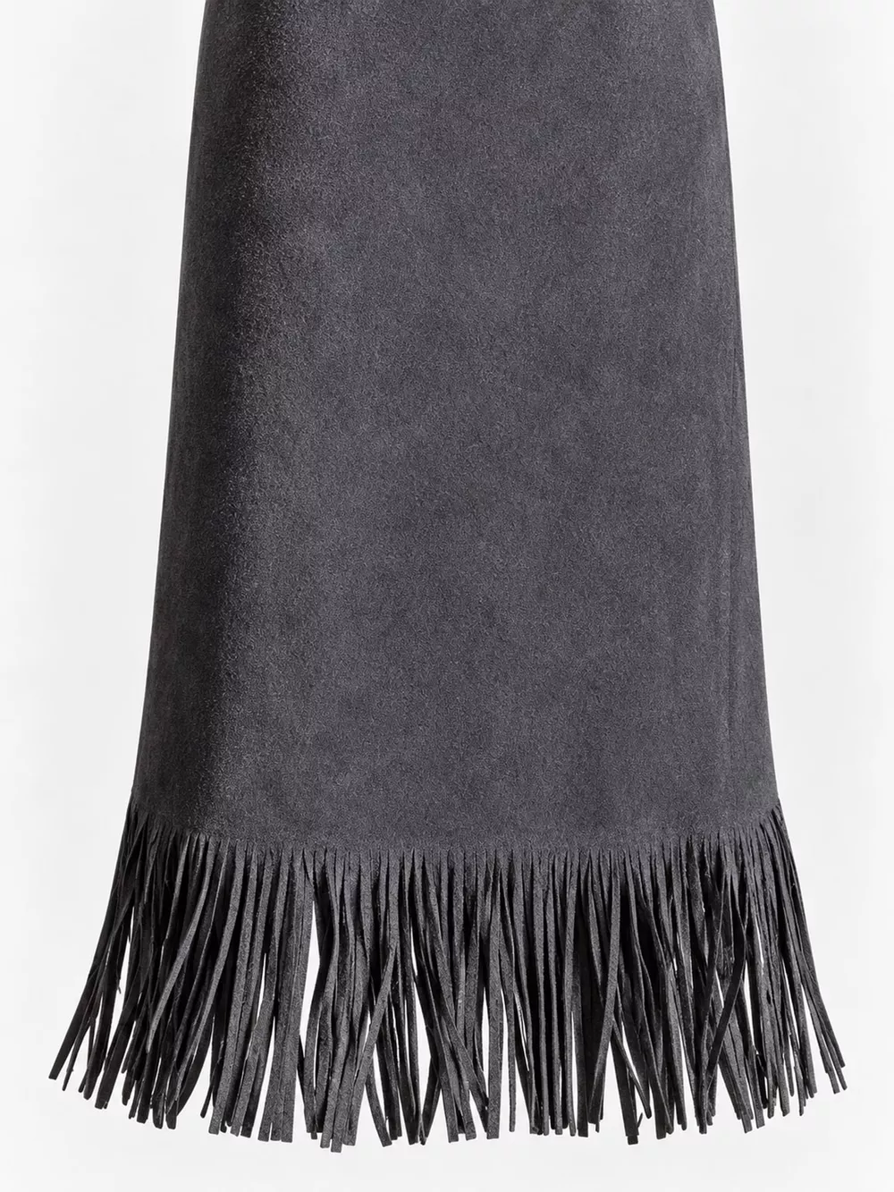 High-Waisted Fringe Midi Skirt, image 19