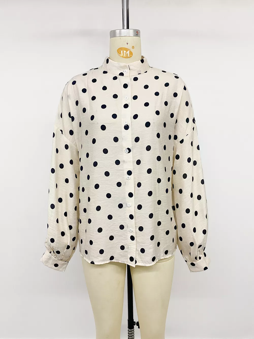 Polka Dot Button-Up Shirt, image 6
