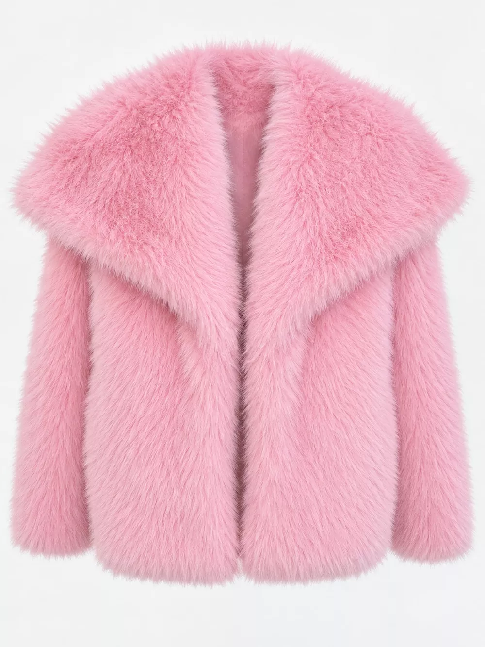 Fox Fur Collar Winter Outerwear, image 38