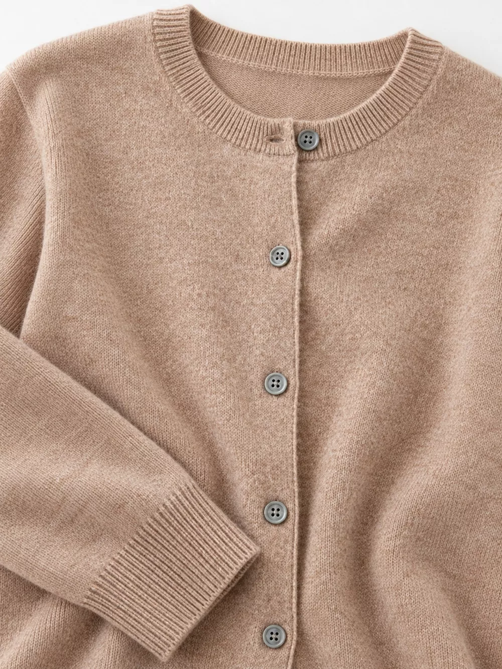 Crew-Neck Button-Down Cardigan, image 29