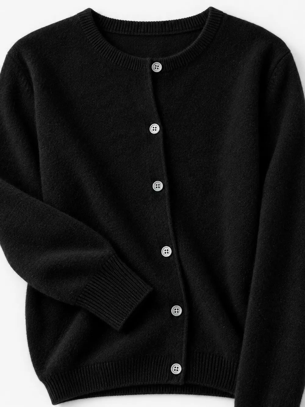 Crew Neck Button-Down Cardigan, image 10
