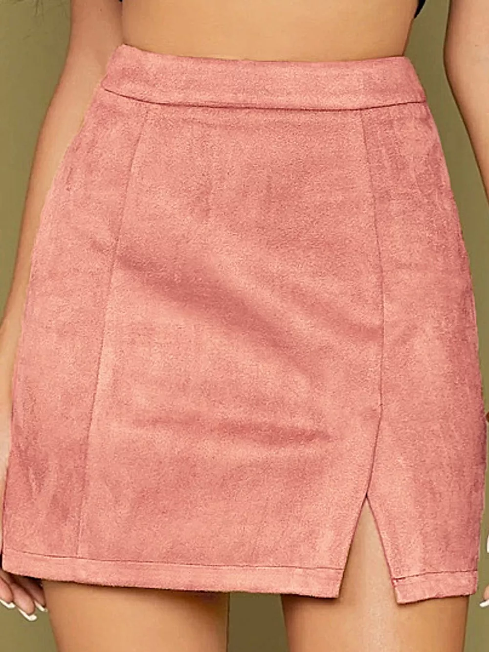 High-Waisted Slit Skirt, image 8