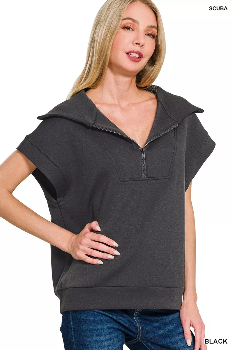 Scuba Half Zip Top, image 2