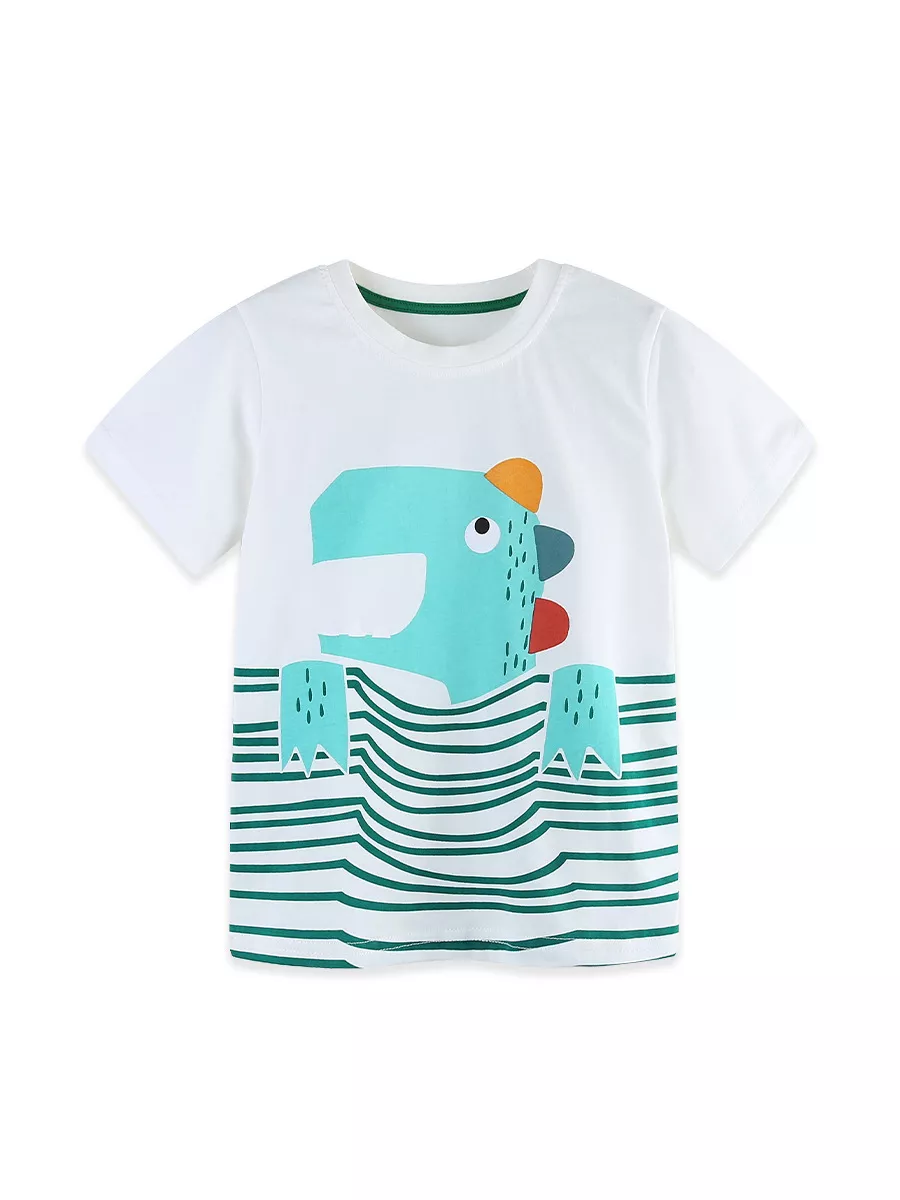Children's Cartoon Graphic Short Sleeve T-Shirt, image 2