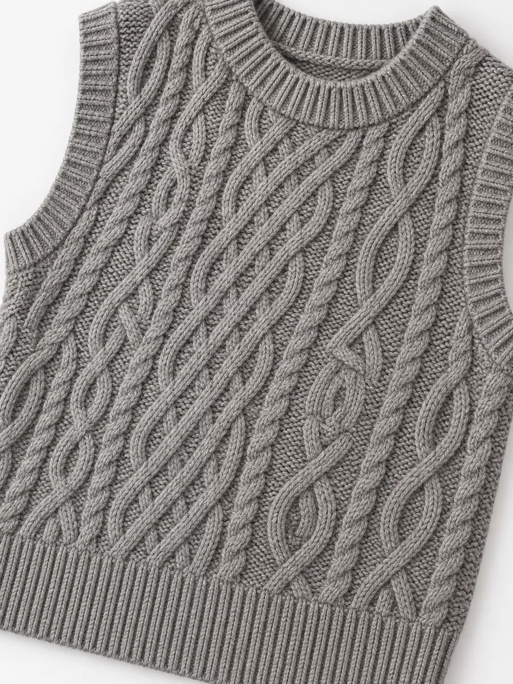 Cable-Knit Sweater Vest, image 14