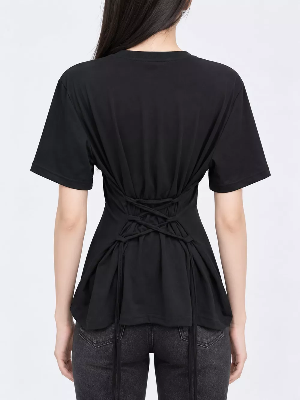 Round Neck Short Sleeve T-Shirt, image 3