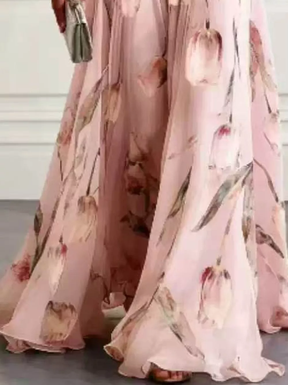 Full Size Sleeveless Floral Print Maxi Dress Plus Size, image 25