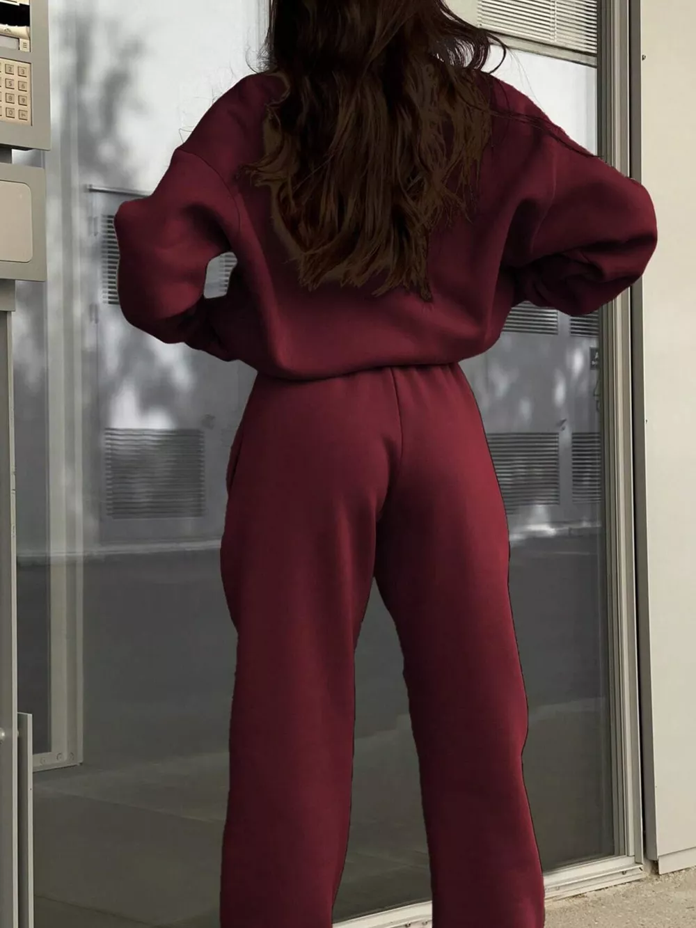 Half-Zip Sweatshirt and Joggers Set, image 29