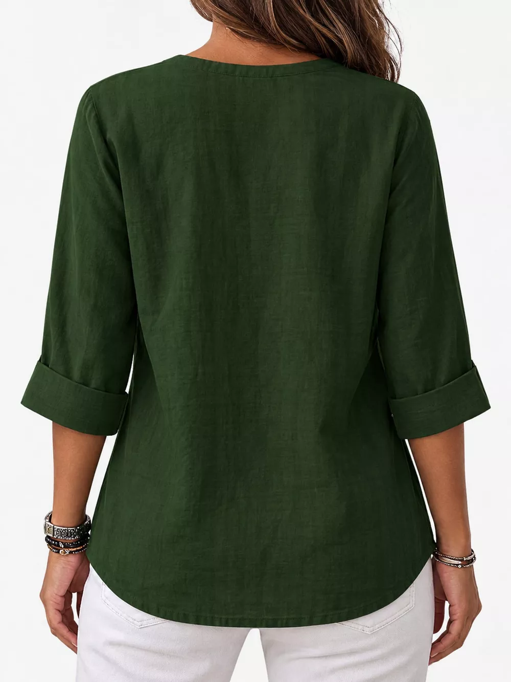 Notched Button Down Shirt, image 11