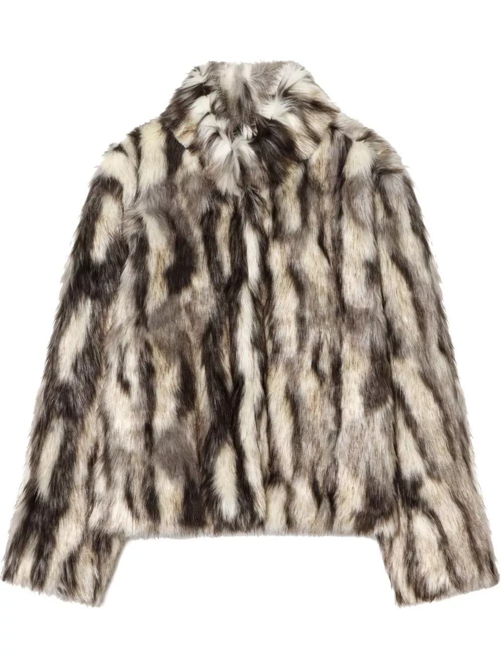 Faux Fur Long Sleeve Winter Outerwear