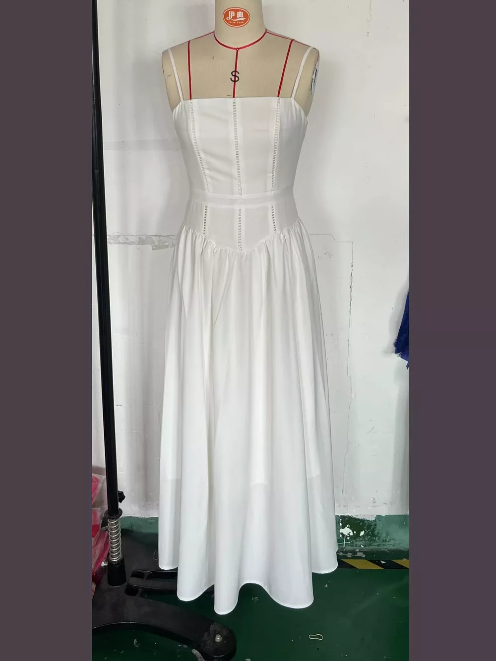 Floral Spaghetti Straps Midi Dress, image 8