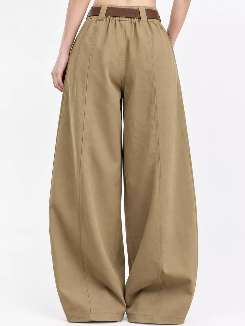 Wide-Leg Cargo Pants, image 5
