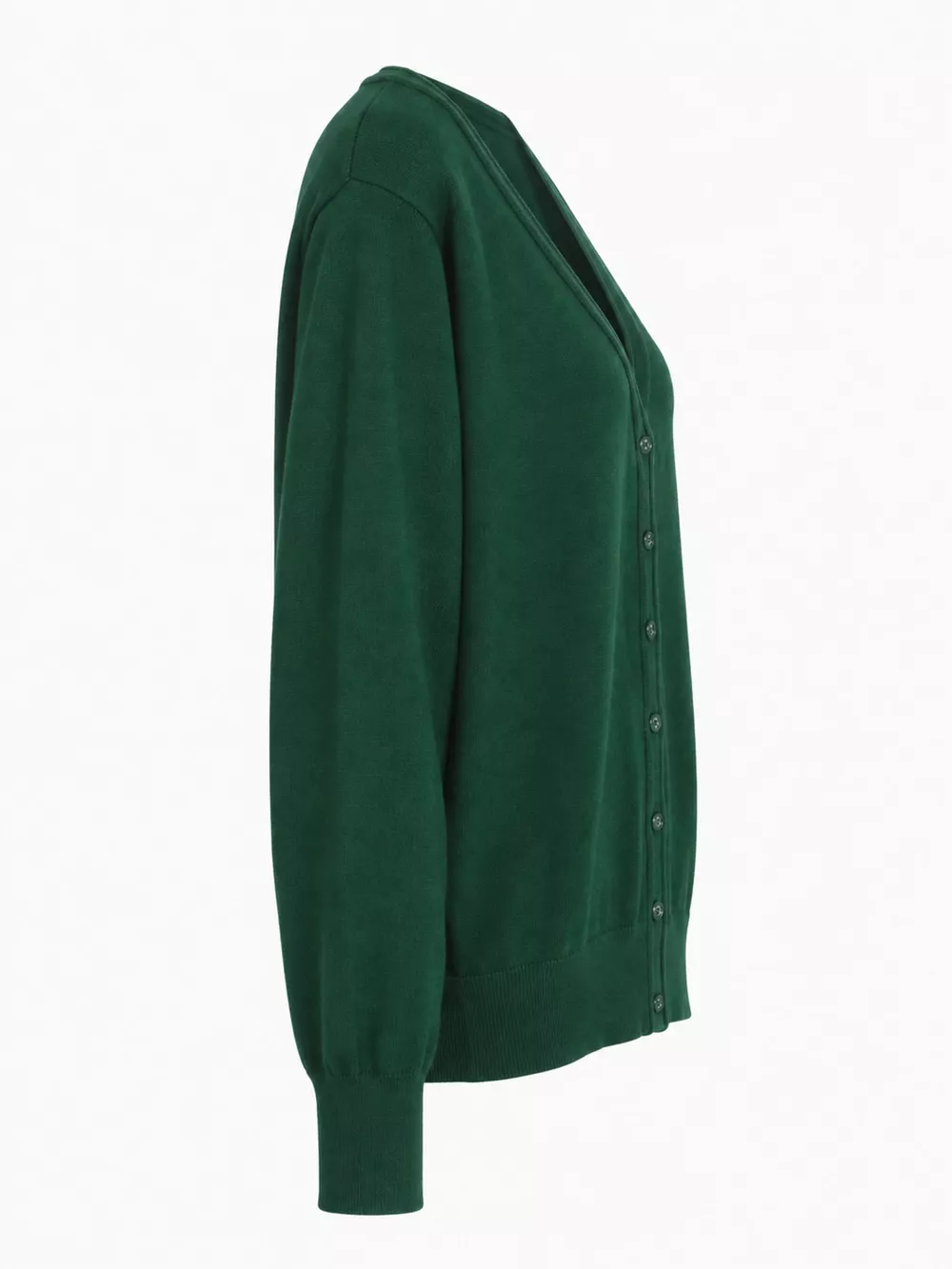 Classic V-Neck Button-Down Knit Cardigan, image 88