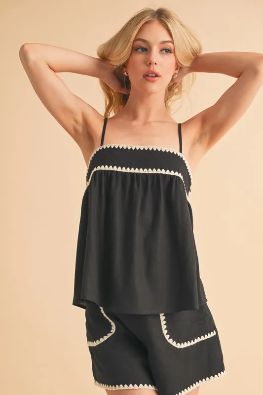 Bali Rickrack Trim Cami