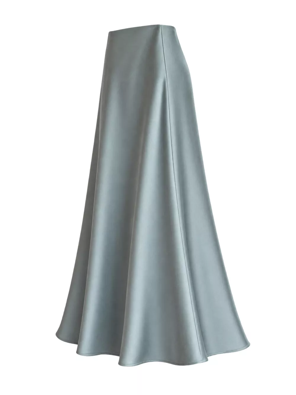 Full Size High-Waisted Satin Midi Skirt Plus Size, image 34