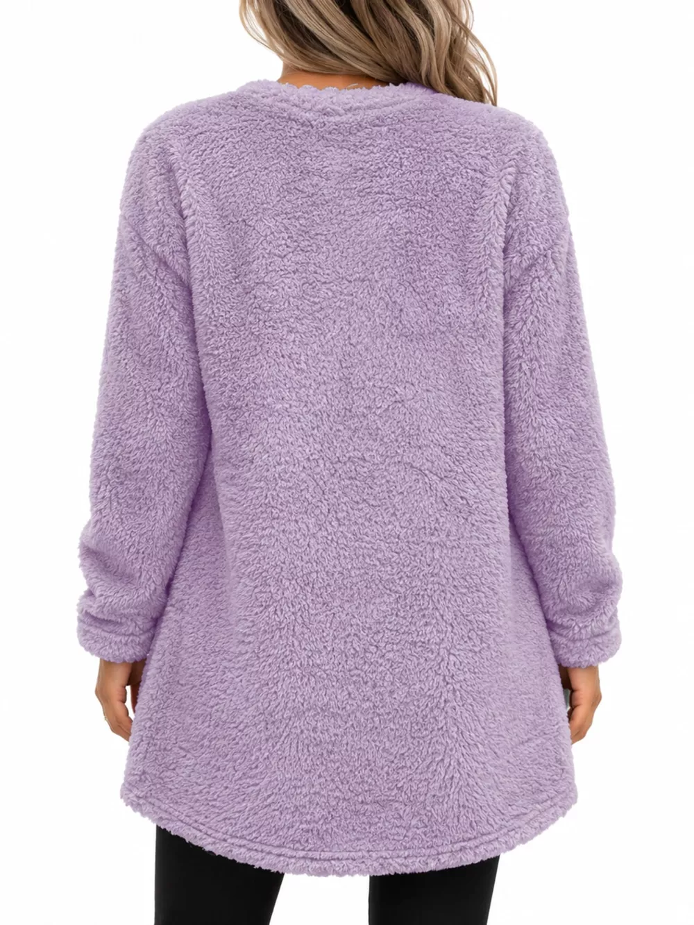 Full Size Fleece Dropped Shoulder Sweatshirt Plus Size, image 25