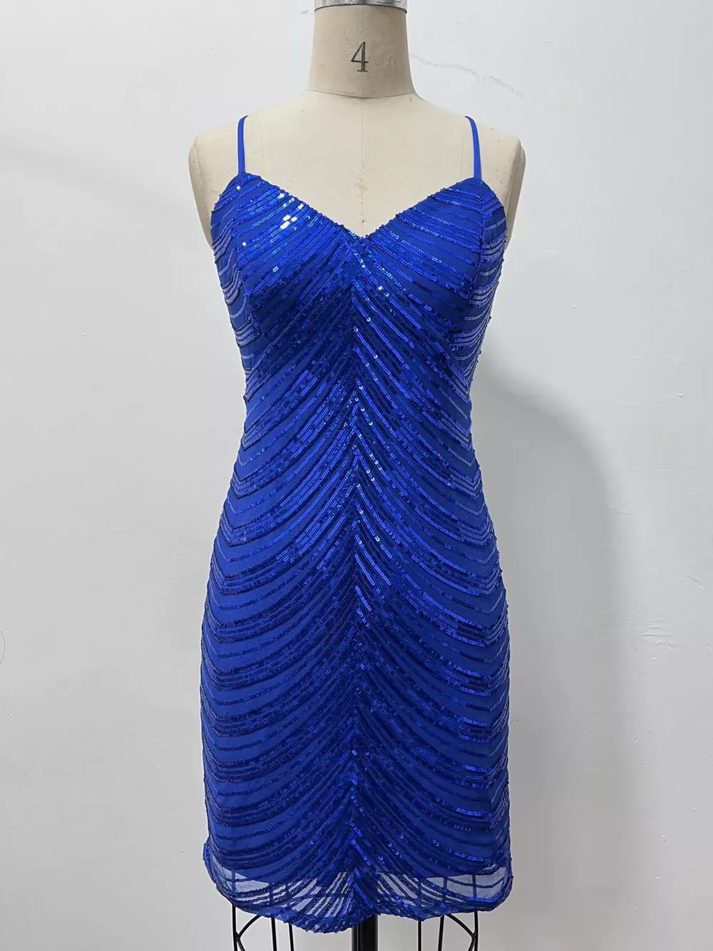 Sleeveless Sequin Embellished Bodycon Mini Cami Dress, image 11