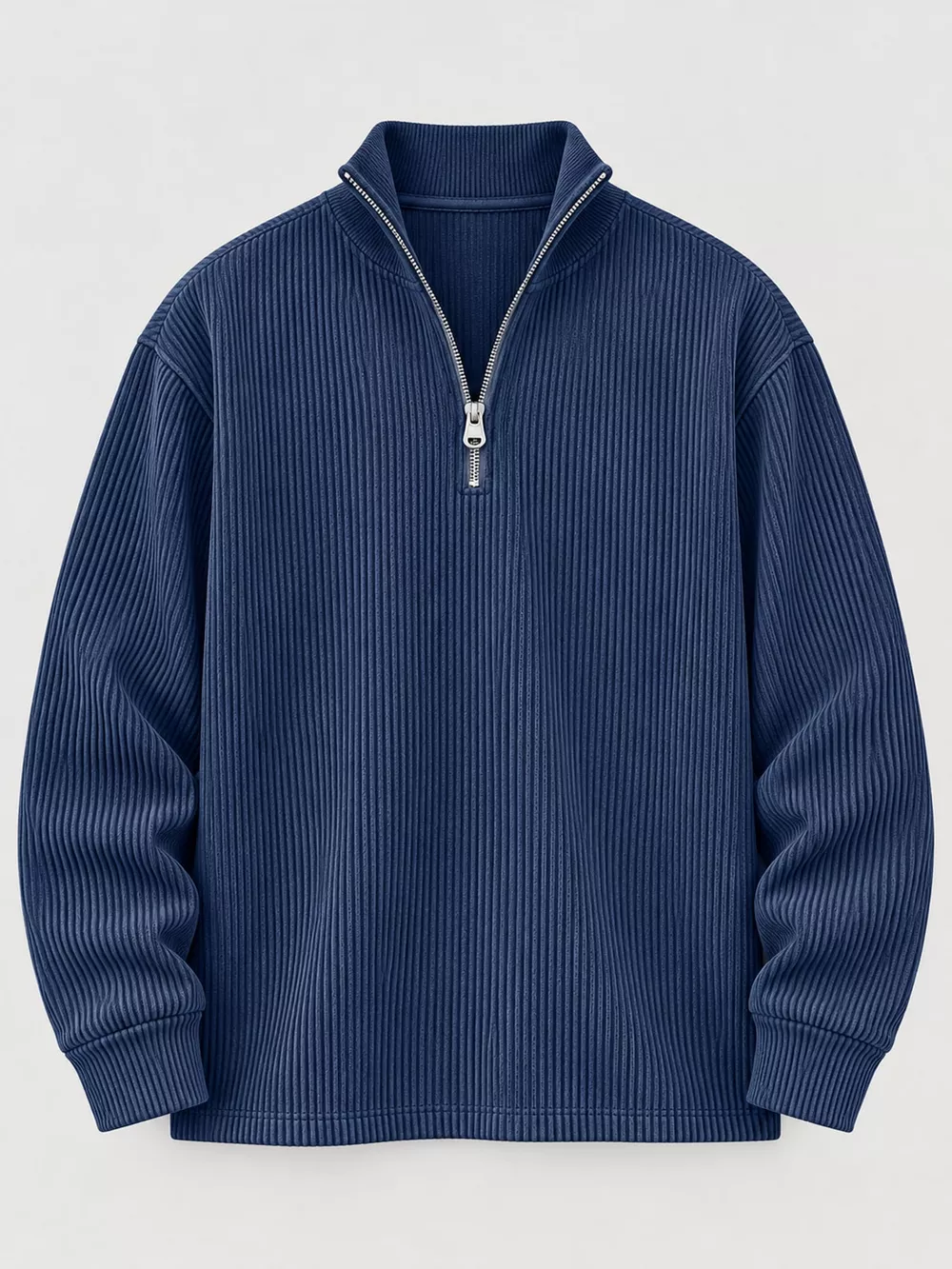 Men's Full Size Quarter-Zip Long Sleeve Sweatshirt Plus Size, image 29