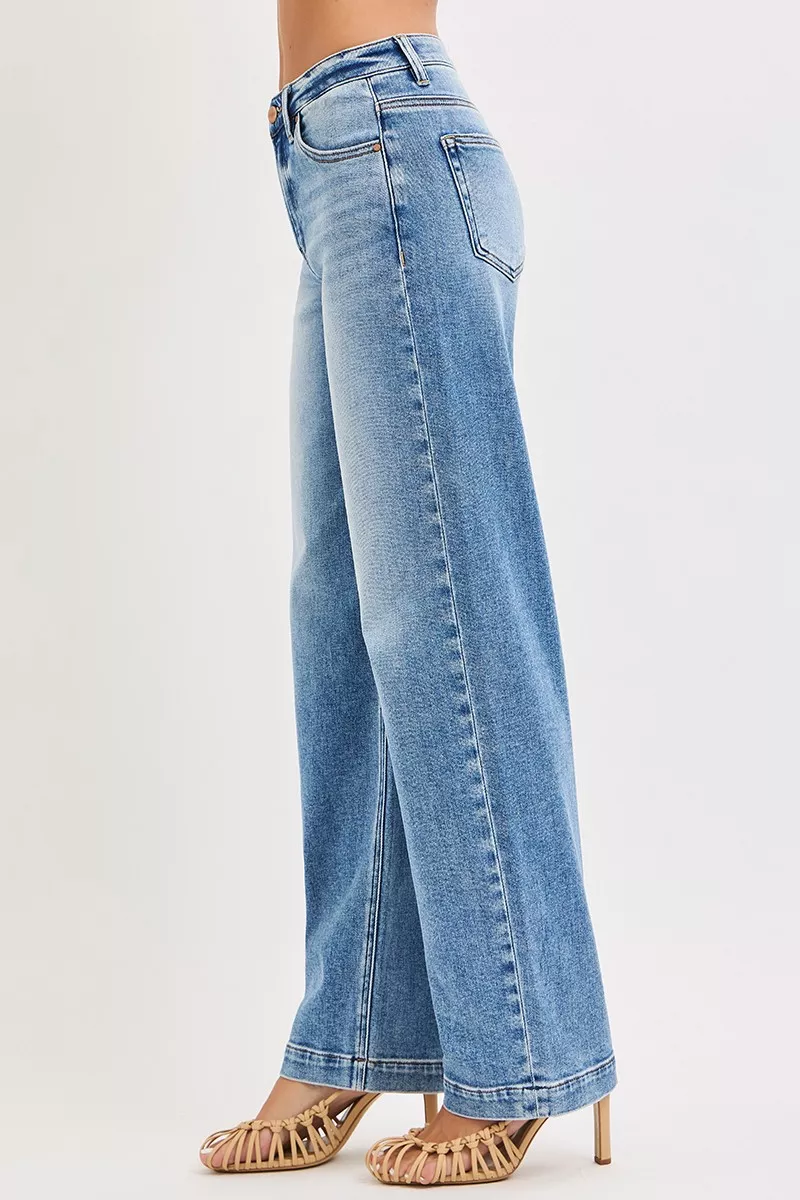High Rise Wide Baggy Jeans, image 4