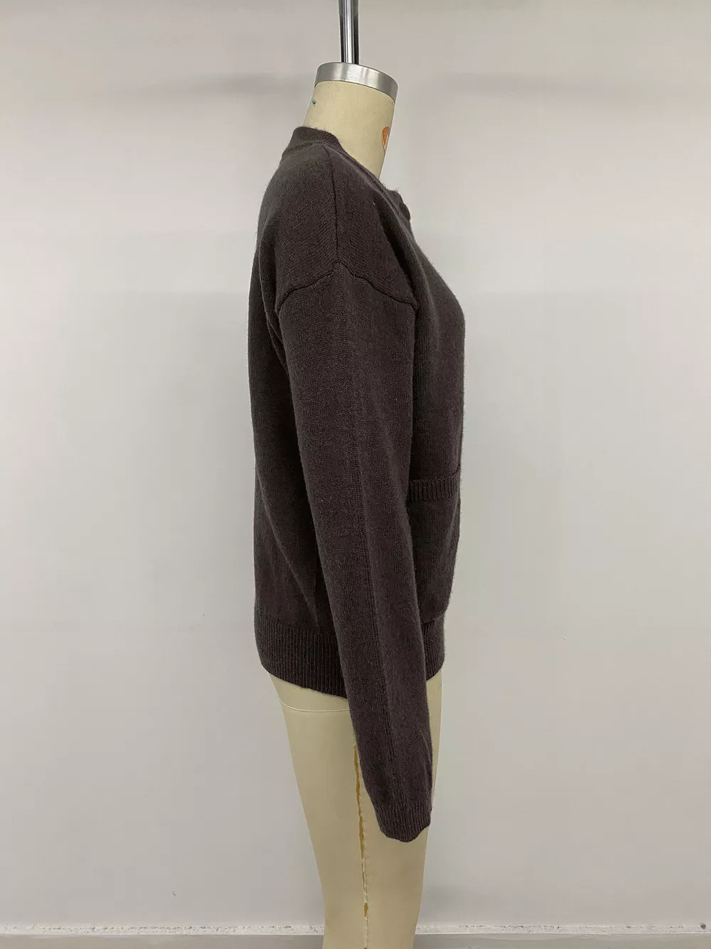 Crew Neck Button-Up Cardigan, image 12