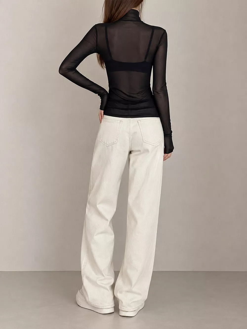 Turtleneck Long Sleeve Slim Fit T-Shirt, image 18