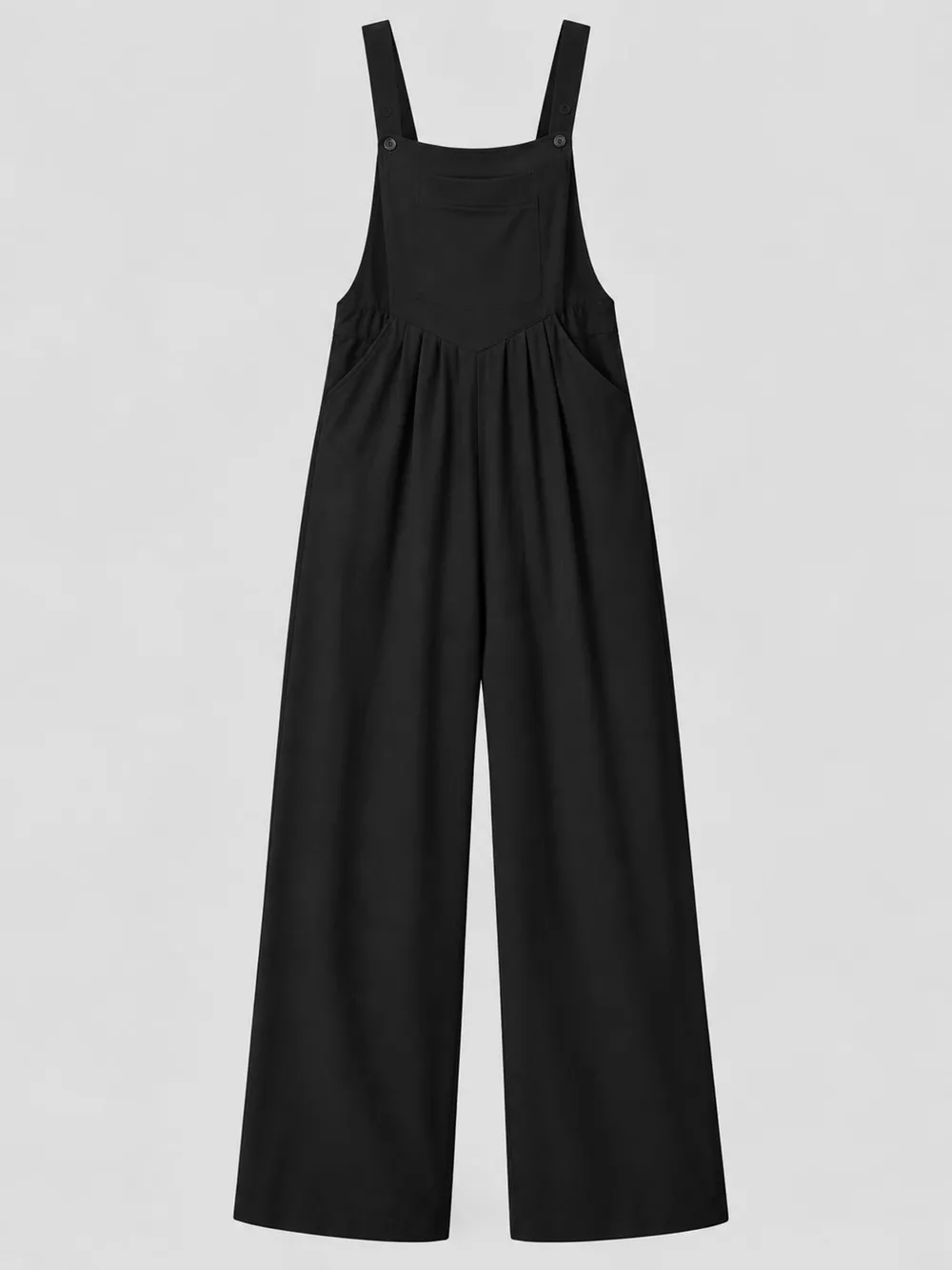 Wide Strap Wide-Leg Overalls, image 9