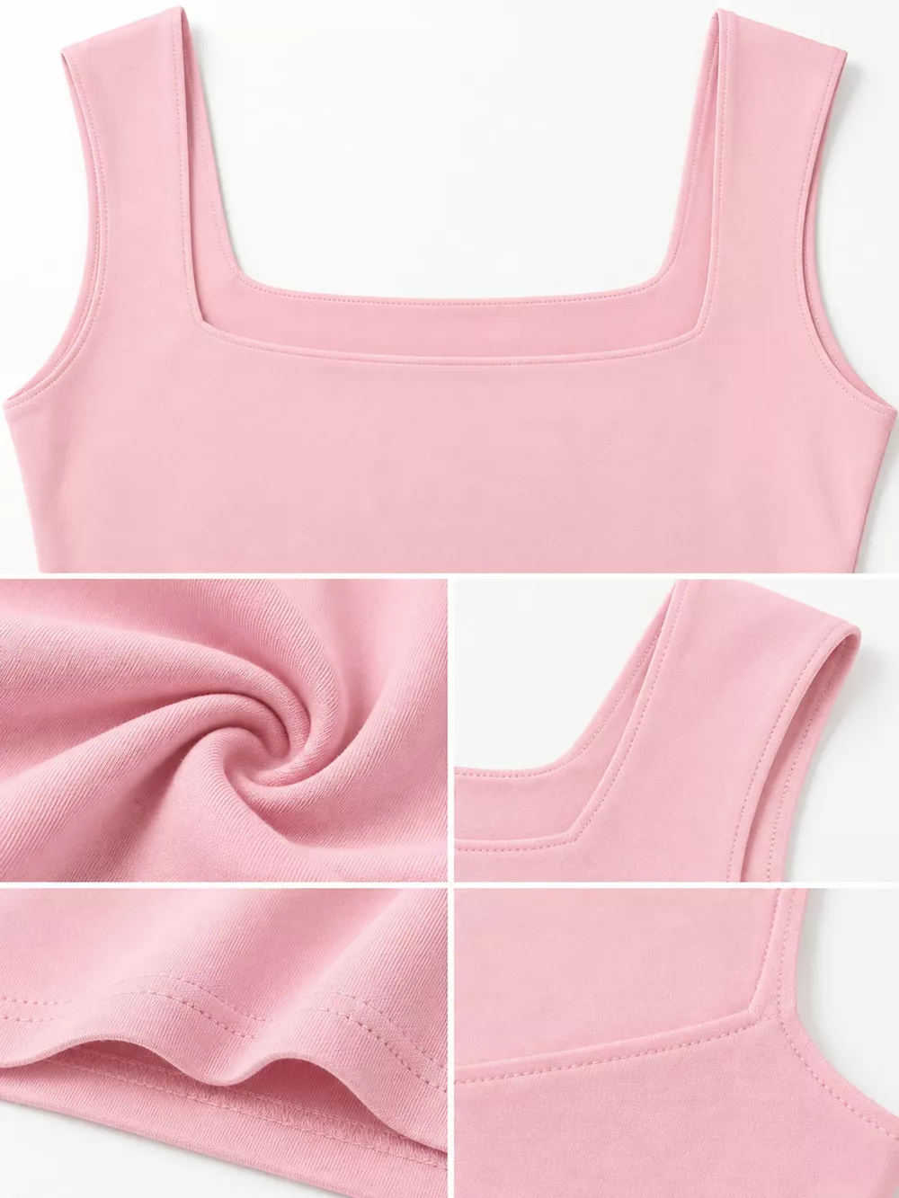 Square Neck Slim-Fit Tank, image 10