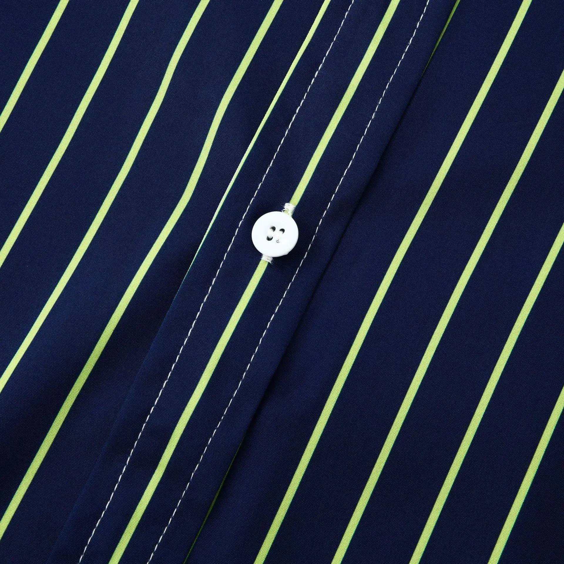 Men's Striped Button-Down Shirt, image 4