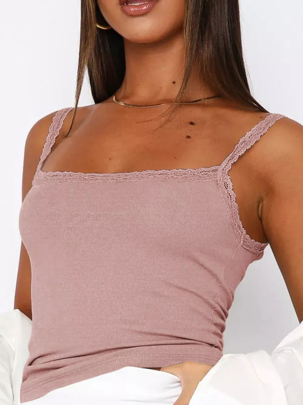 Lace Detail Cami Top, image 30