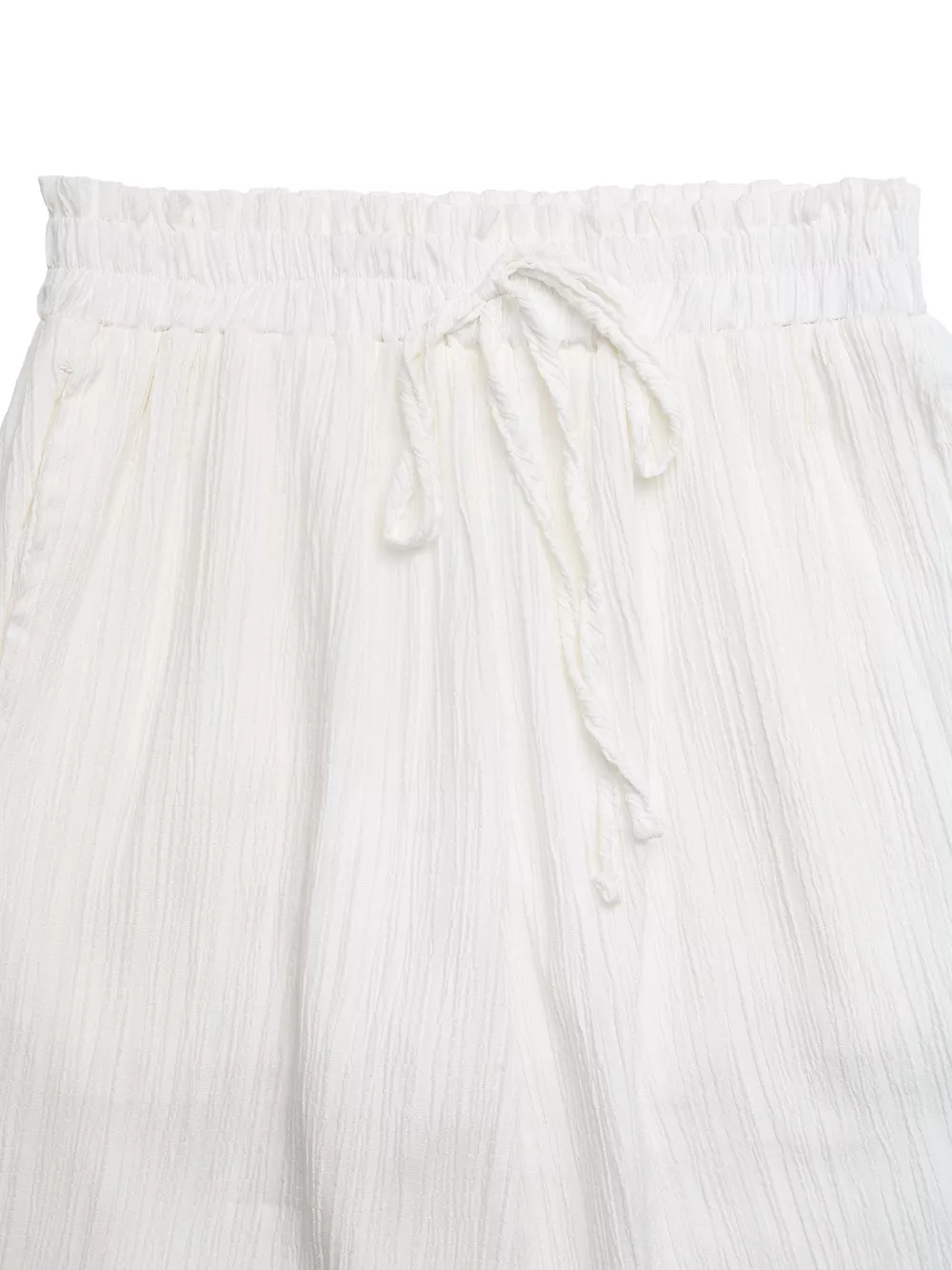 Lace Trim Wide Leg Pants, image 9