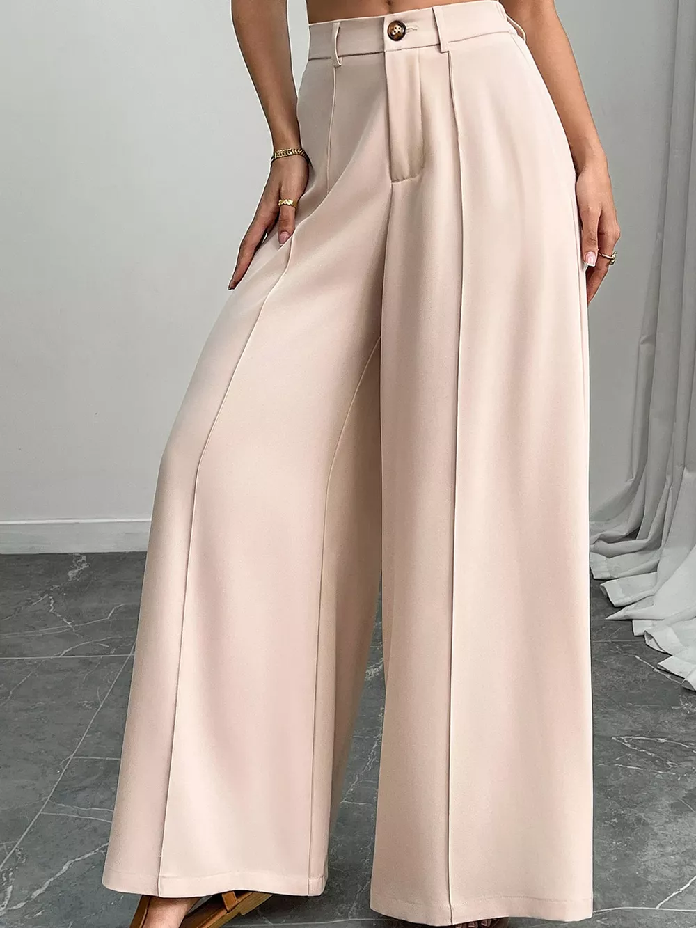 High-Waisted Wide-Leg Pants, image 7