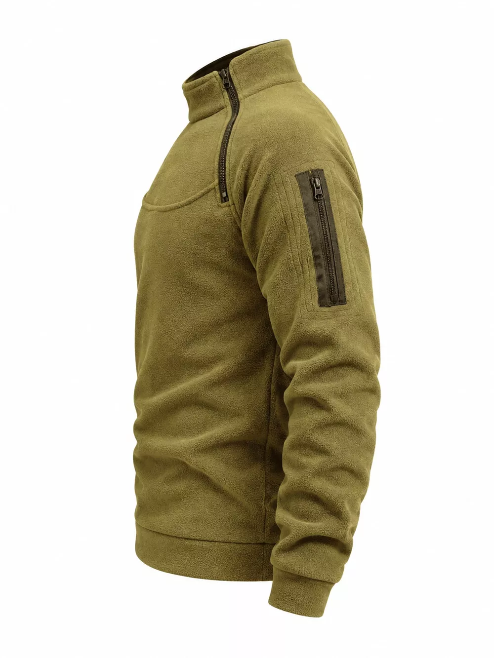 Men's Full Size Fleece Sweatshirt with Dual Zipper Plus Size, image 16