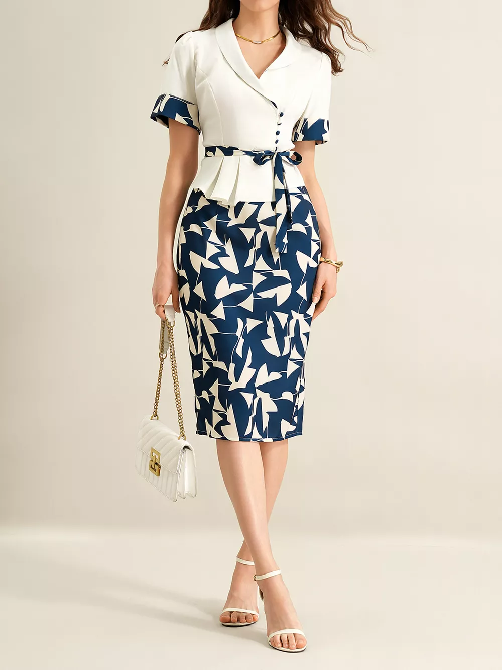 Short Sleeve Top and Skirt Set, image 15