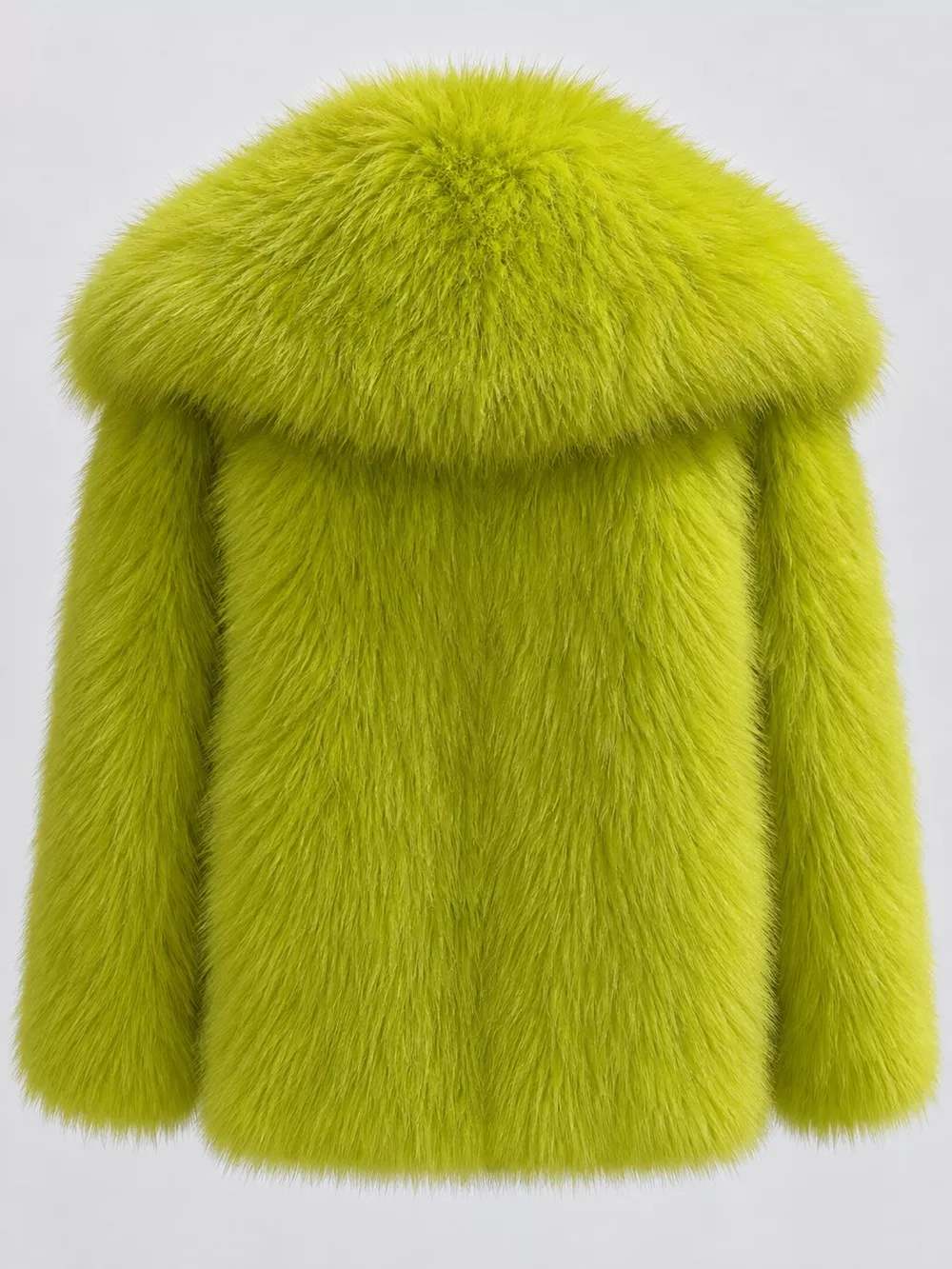 Fox Fur Collar Winter Outerwear, image 49