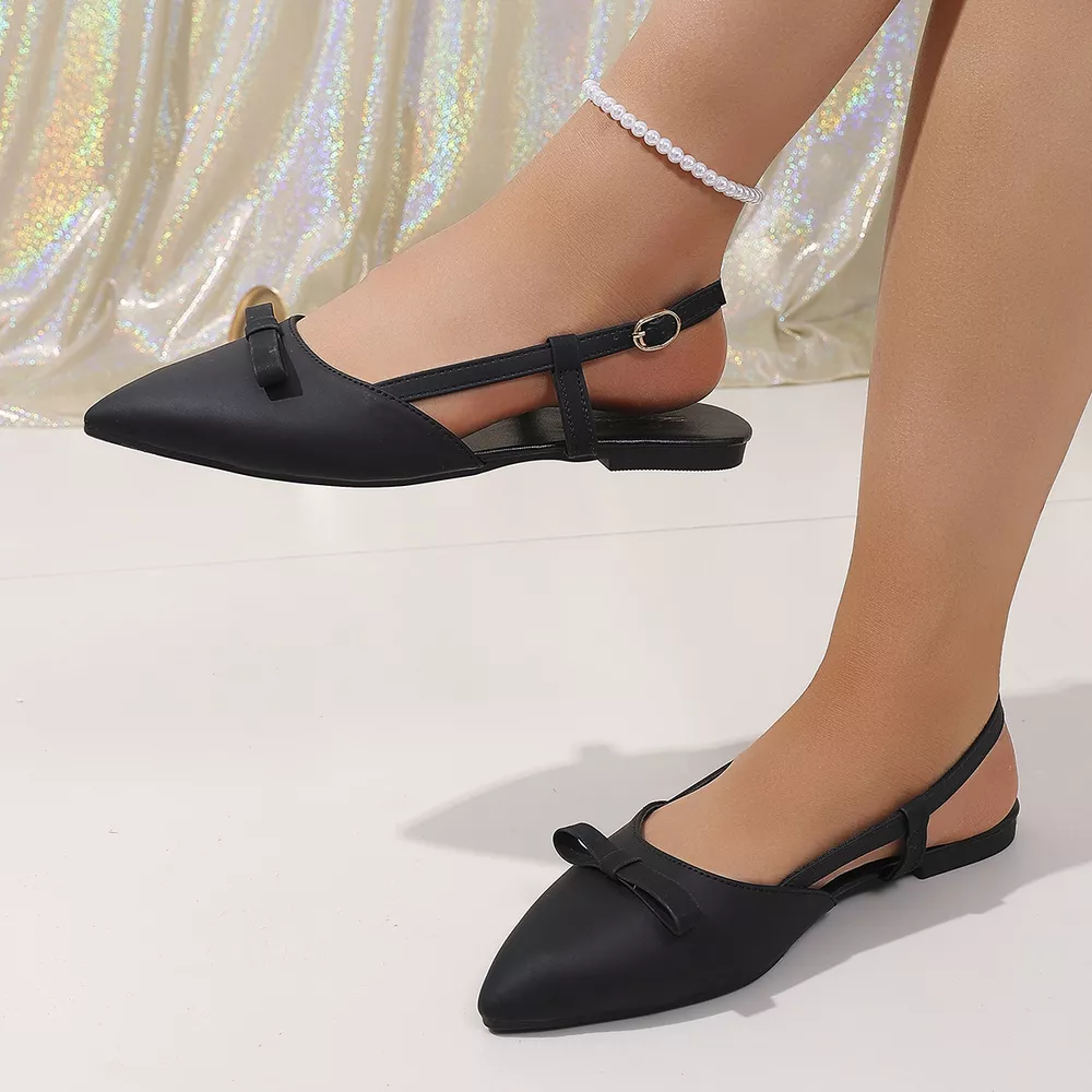Point Toe Slingback Sandals, image 4