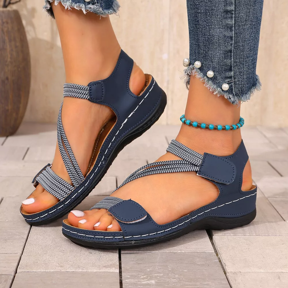 Open Toe Wedge Sandals, image 6