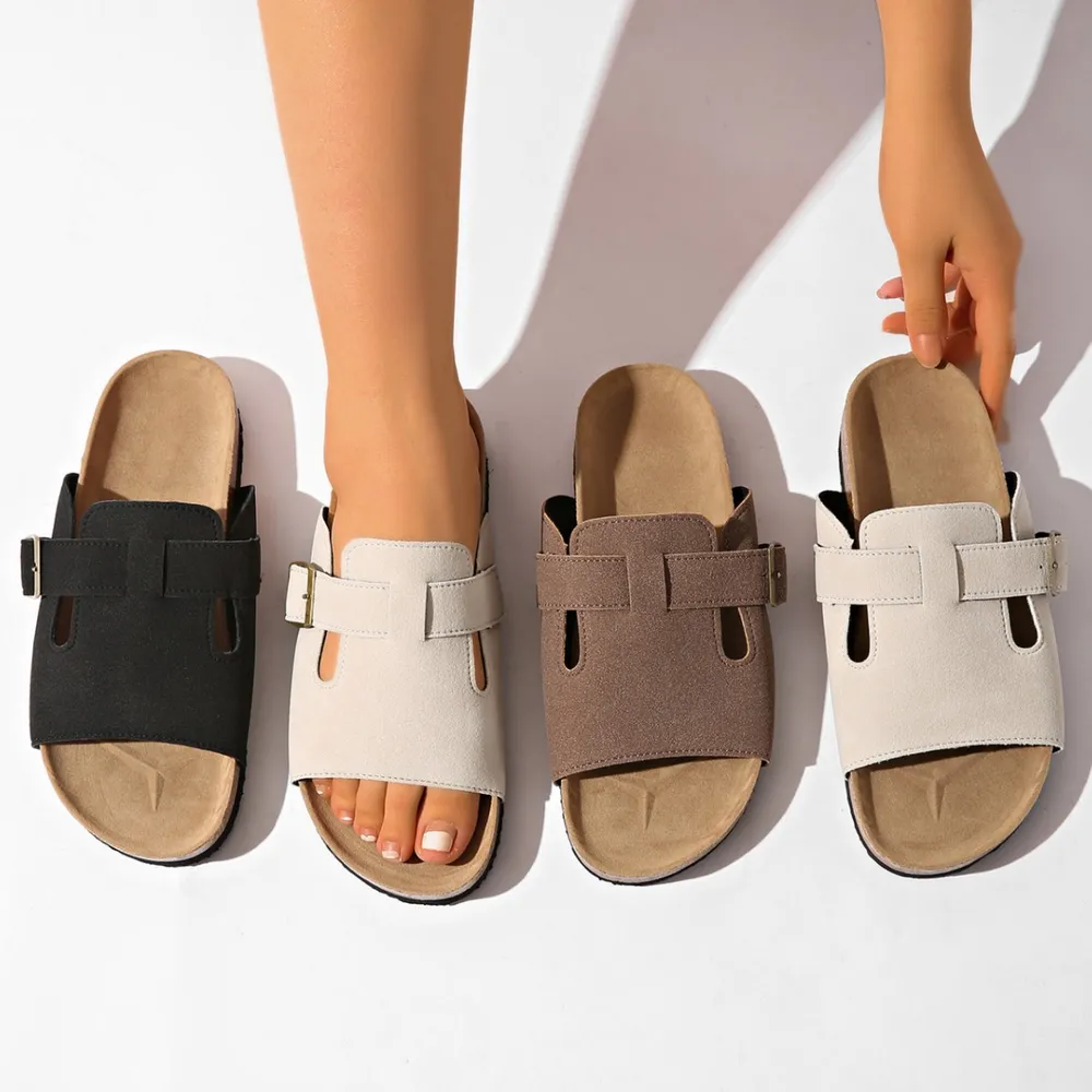 Open Toe Buckle Sandals, image 2