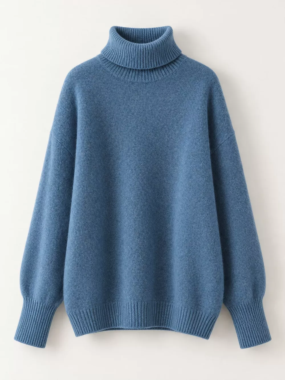 Turtleneck Dropped Shoulder Sweater, image 38