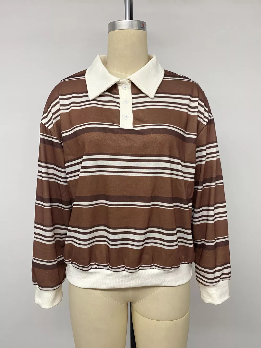 Striped Dropped Shoulder Sweatshirt, image 11
