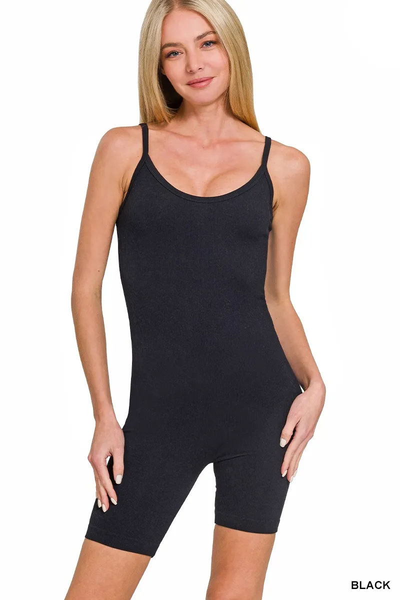 Ribbed Seamless Bodysuit