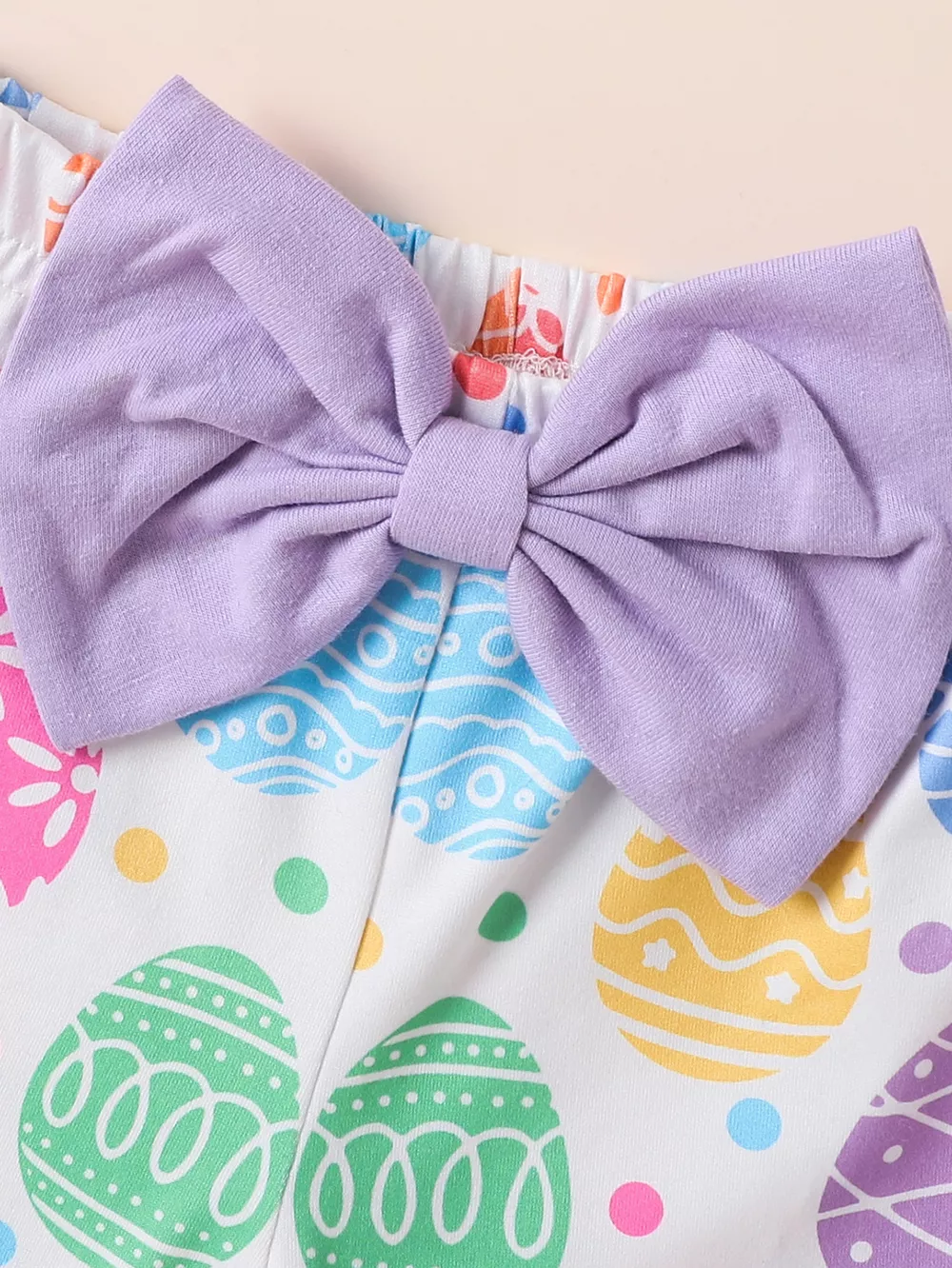Children's Letter Ruffled Trim Bodysuit and Pants Set with Headband, image 17
