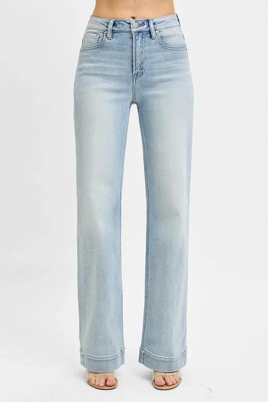 Full Size Run High Rise Straight Jeans