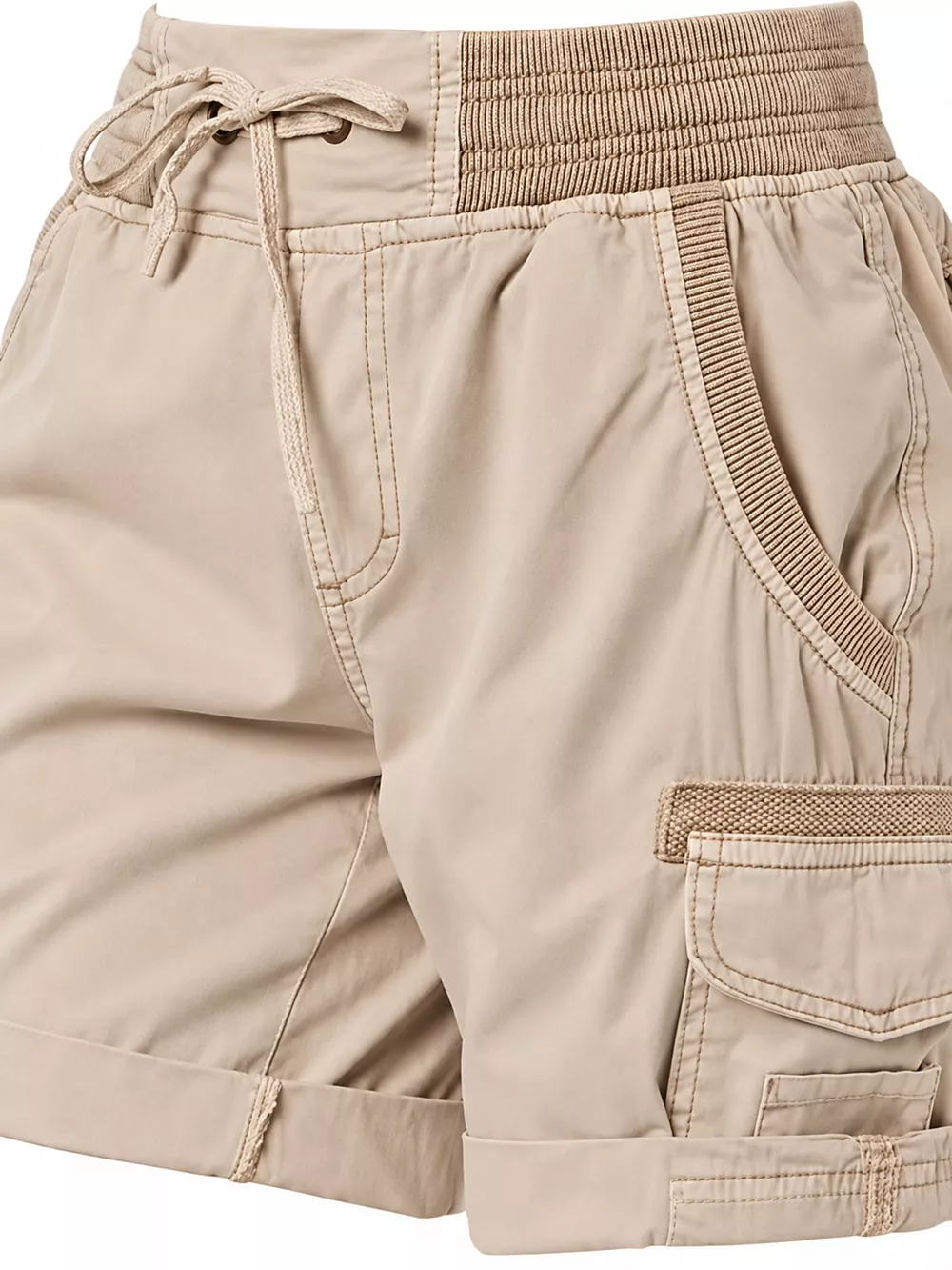 Full Size Drawstring Cargo Shorts Plus Size, image 10