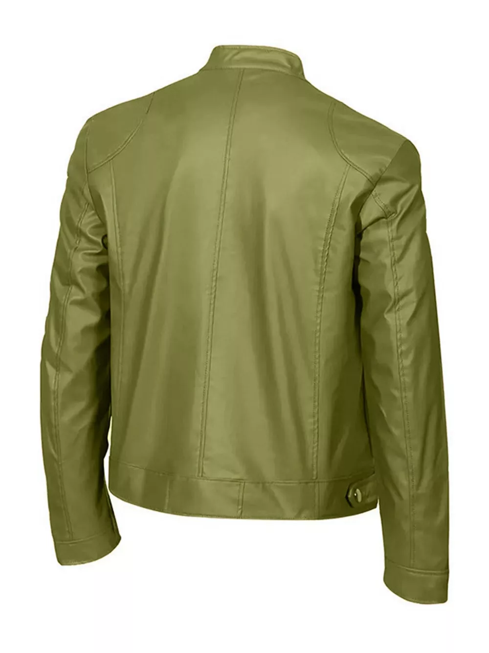 Men's Full Size Faux Leather Zip Up Jacket Plus Size, image 30