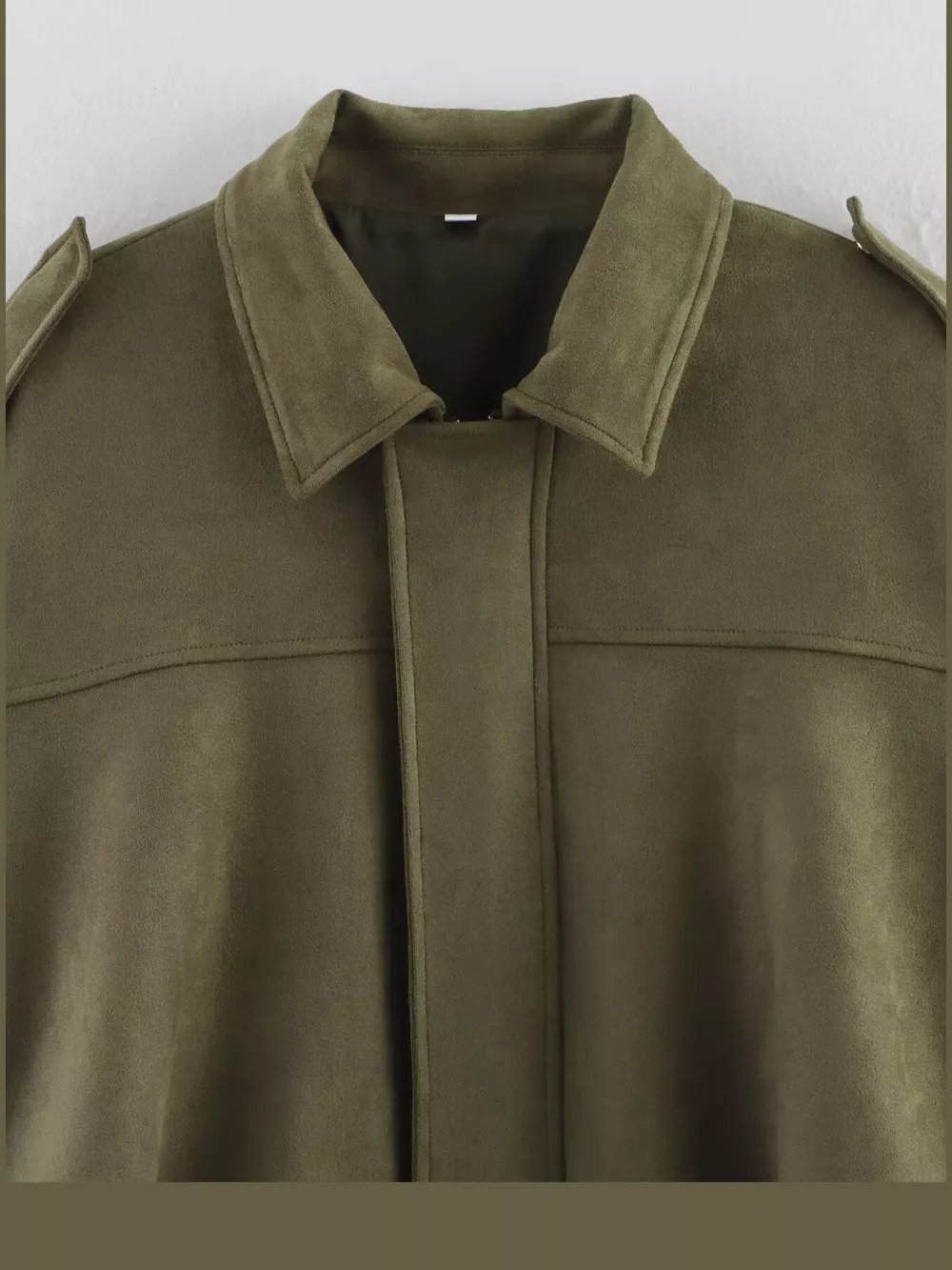 Zip Up Dropped Shoulder Jacket, image 8