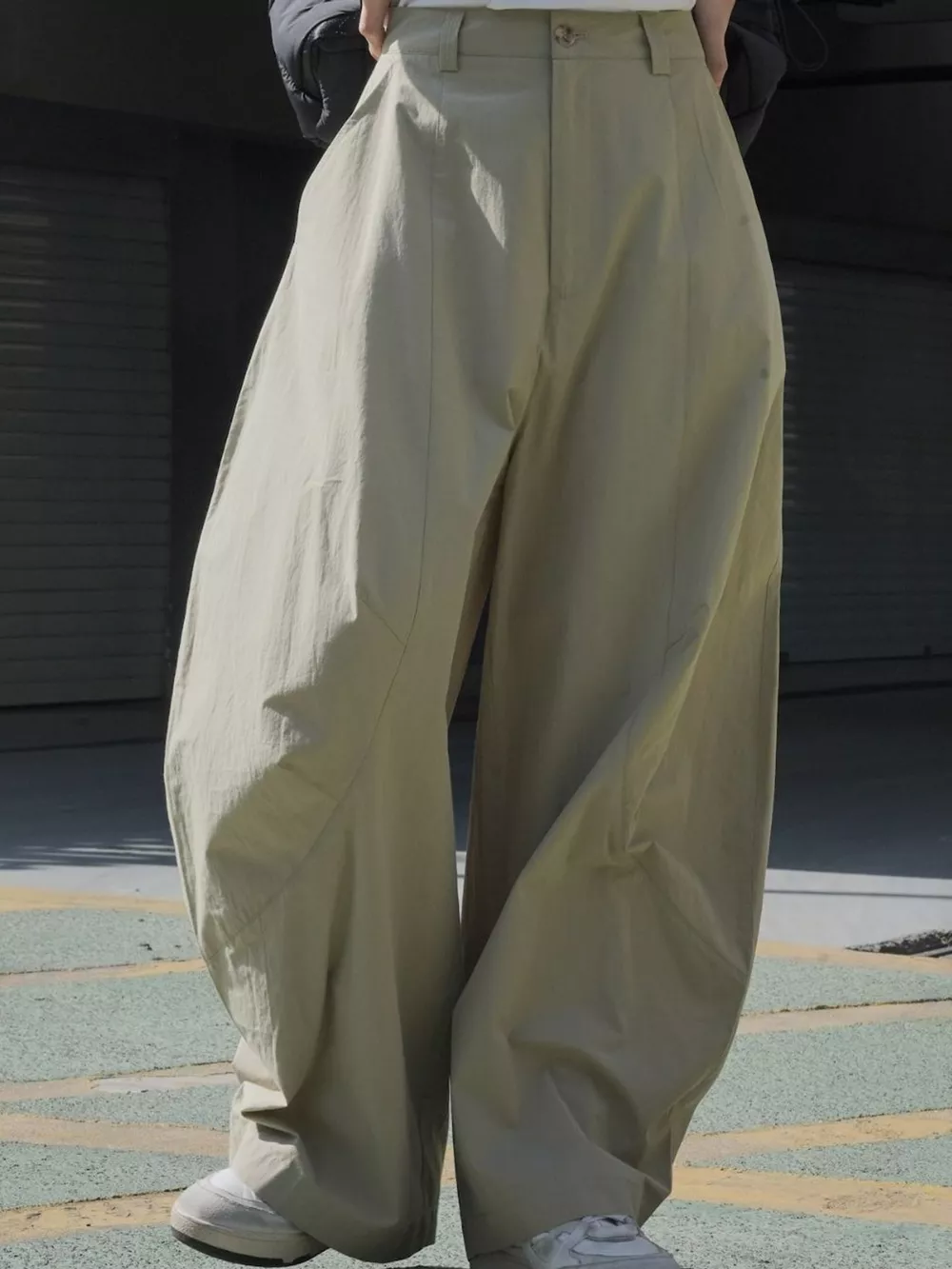 Wide-Leg Casual Pants